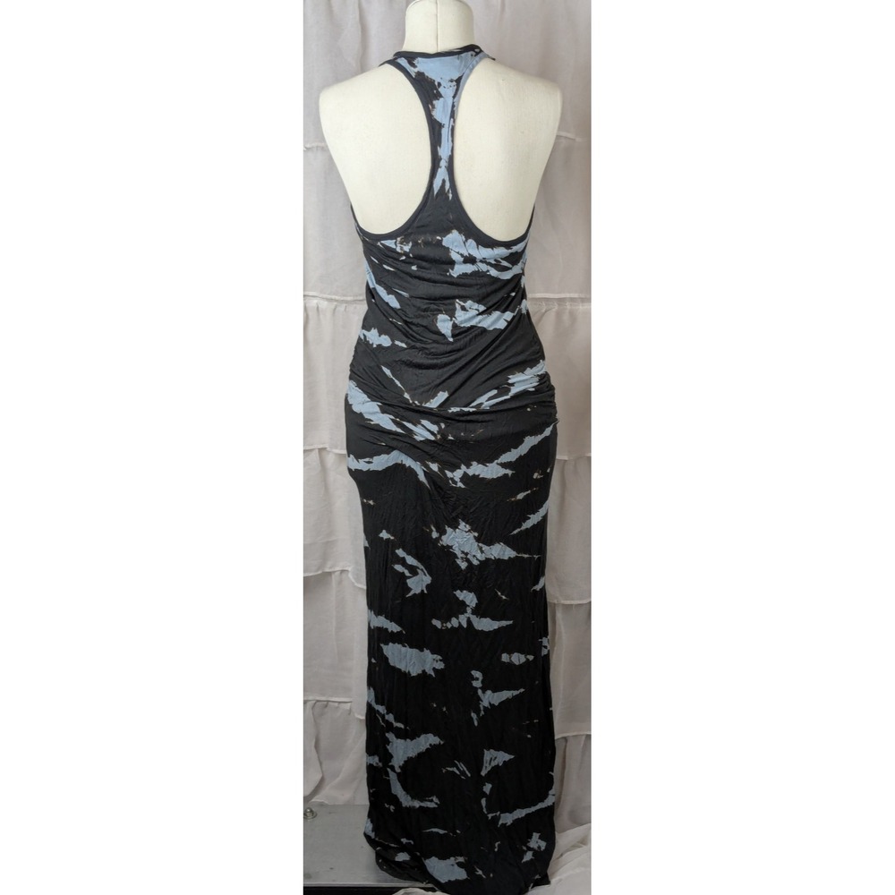 Young Fabulous & Broke Hampton Maxi Dress Sleeveless Blue Black Tie Dye Size S - Picture 4 of 10